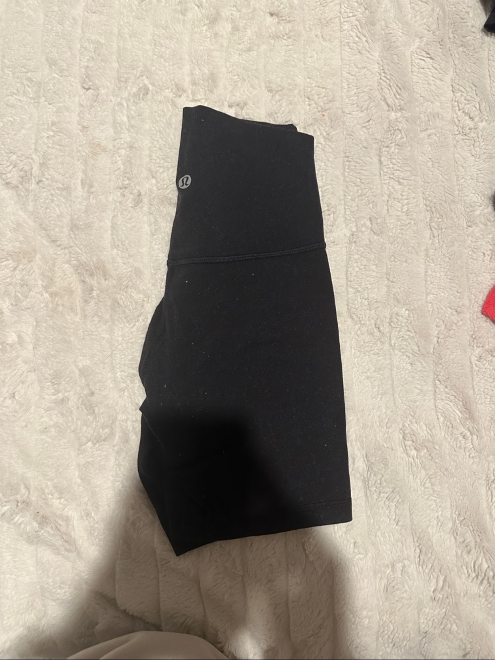 Lululemon Black High-Rise biker shorts 6inch
